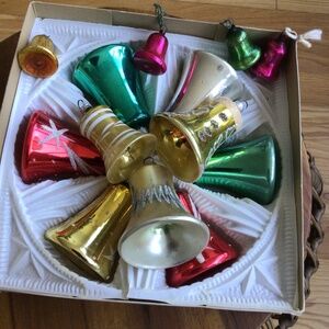 13 Vintage Glass Bells